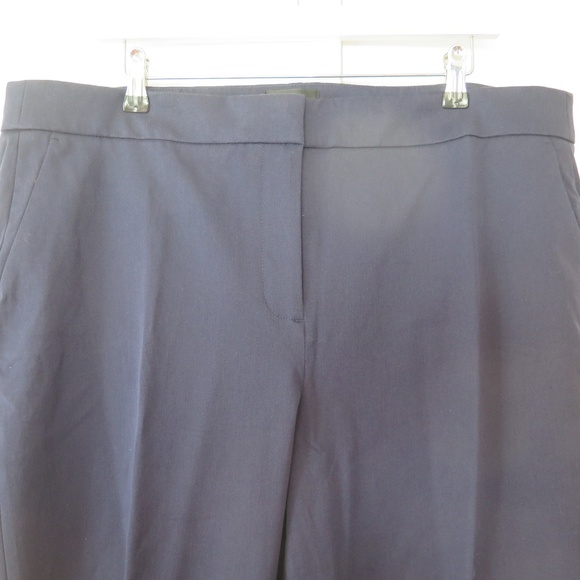 NWT J.Crew Hayden Navy Cropped Trousers, Size 18 - Picture 5 of 13
